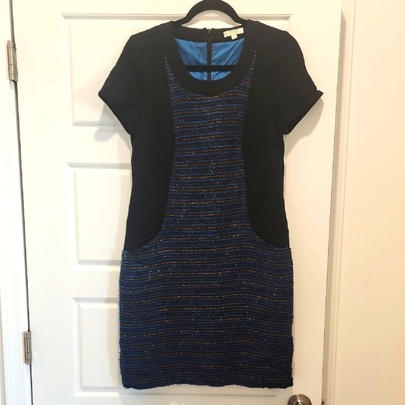 Jade by Melody Tan designer dress Elegant Black and Blue Women's Dress - Picture 1 of 3